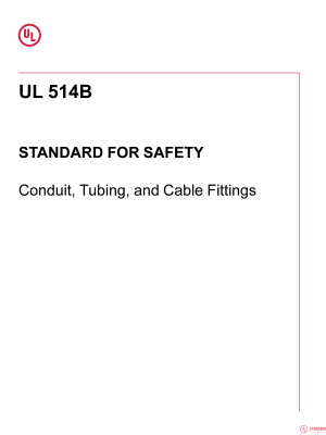 UL 514B PDF UL 514B PDF